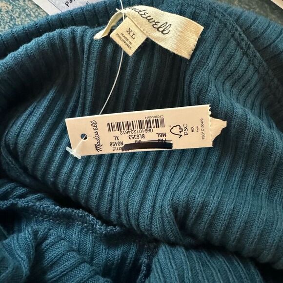 $65 Madewell Off-Shoulder Long-Sleeve Top size XL m4 - Picture 3 of 6